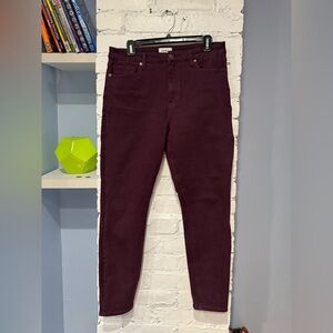 Pistola Women's Burgundy Jeans